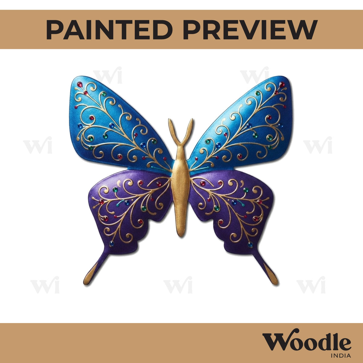 Butterfly Cutout MDF Design 16