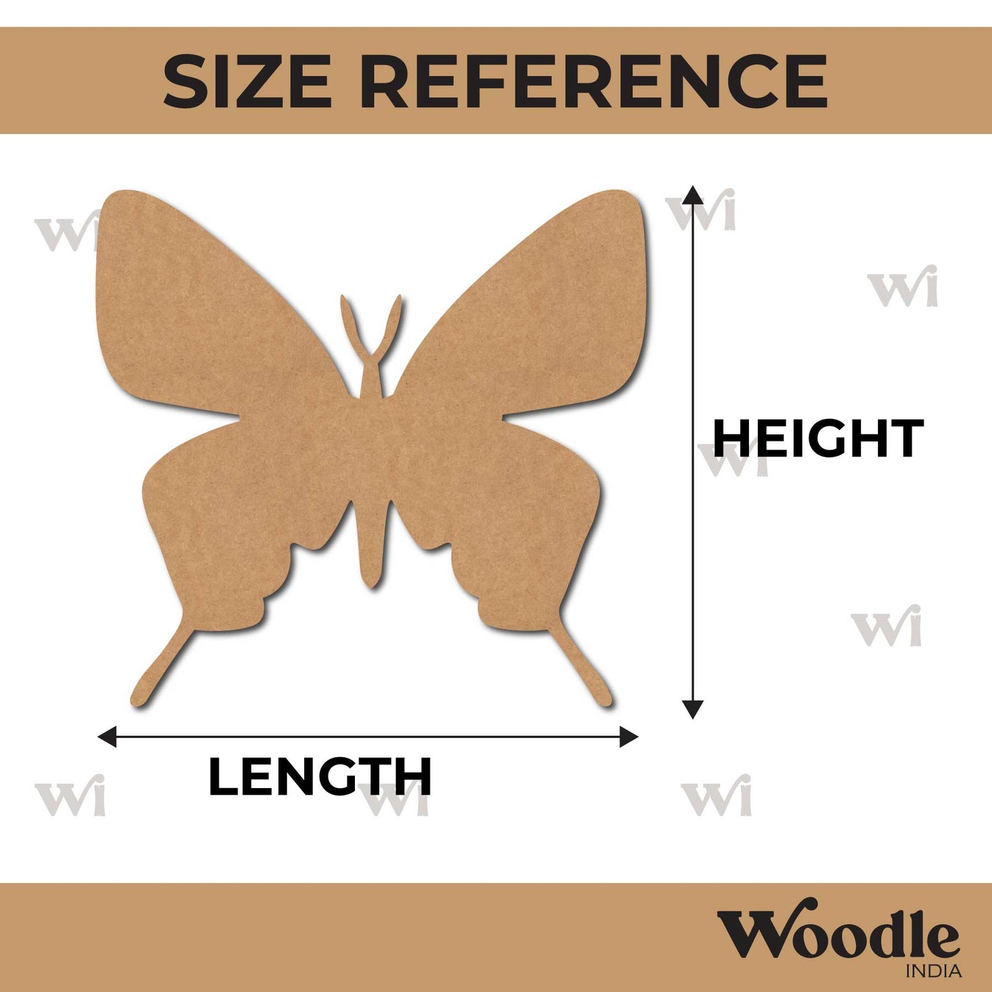 Butterfly Cutout MDF Design 16