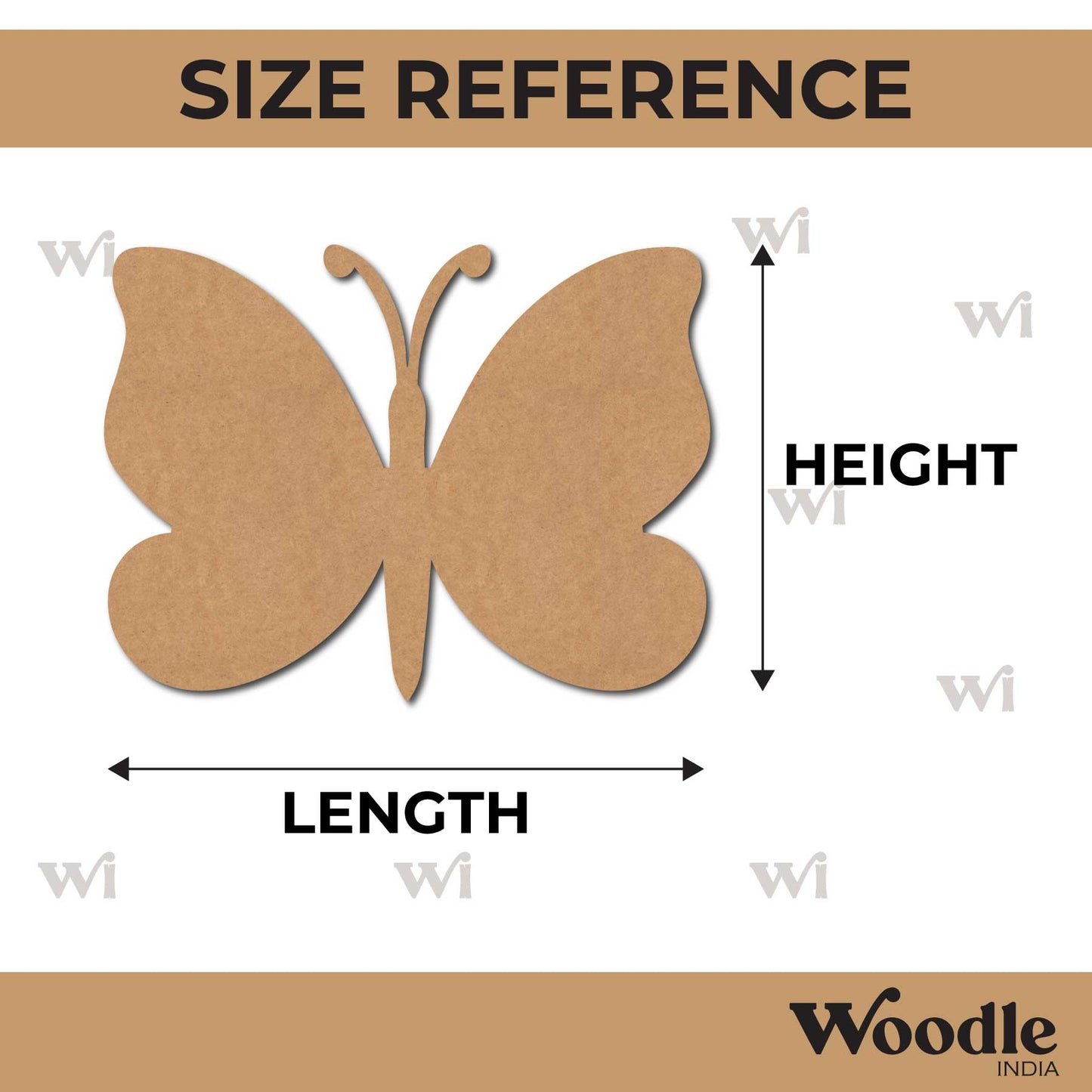Butterfly Cutout MDF Design 17