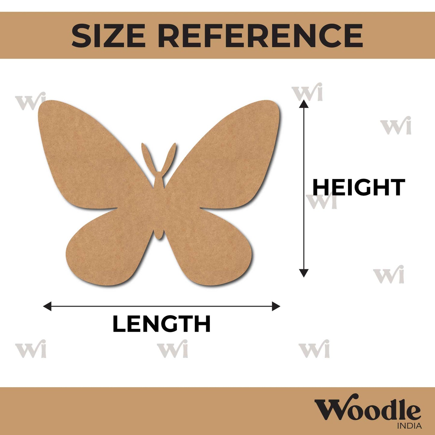 Butterfly Cutout MDF Design 18