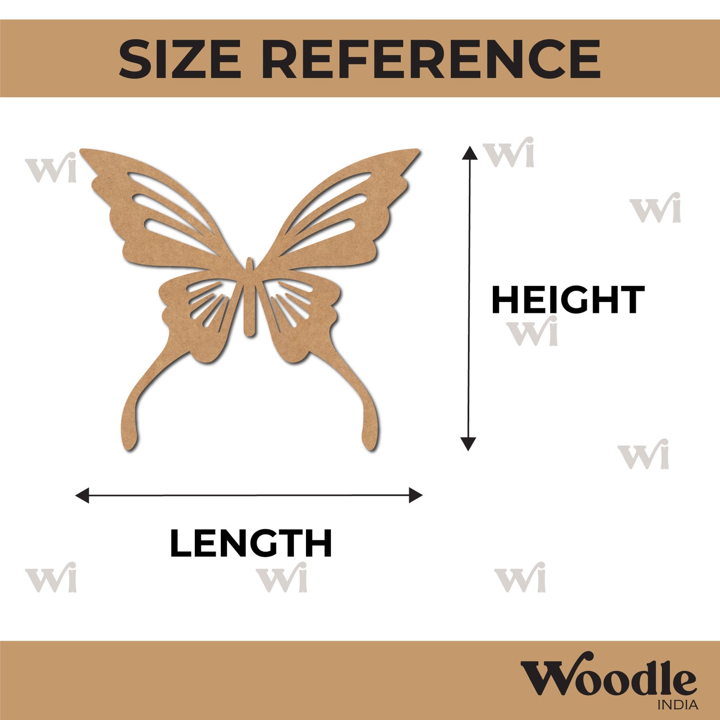 Butterfly Cutout MDF Design 21