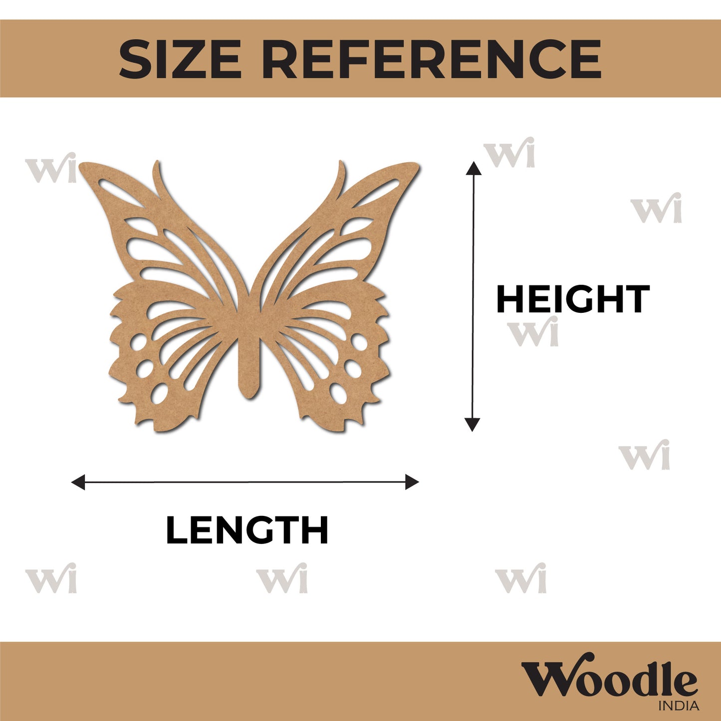 Butterfly Cutout MDF Design 22