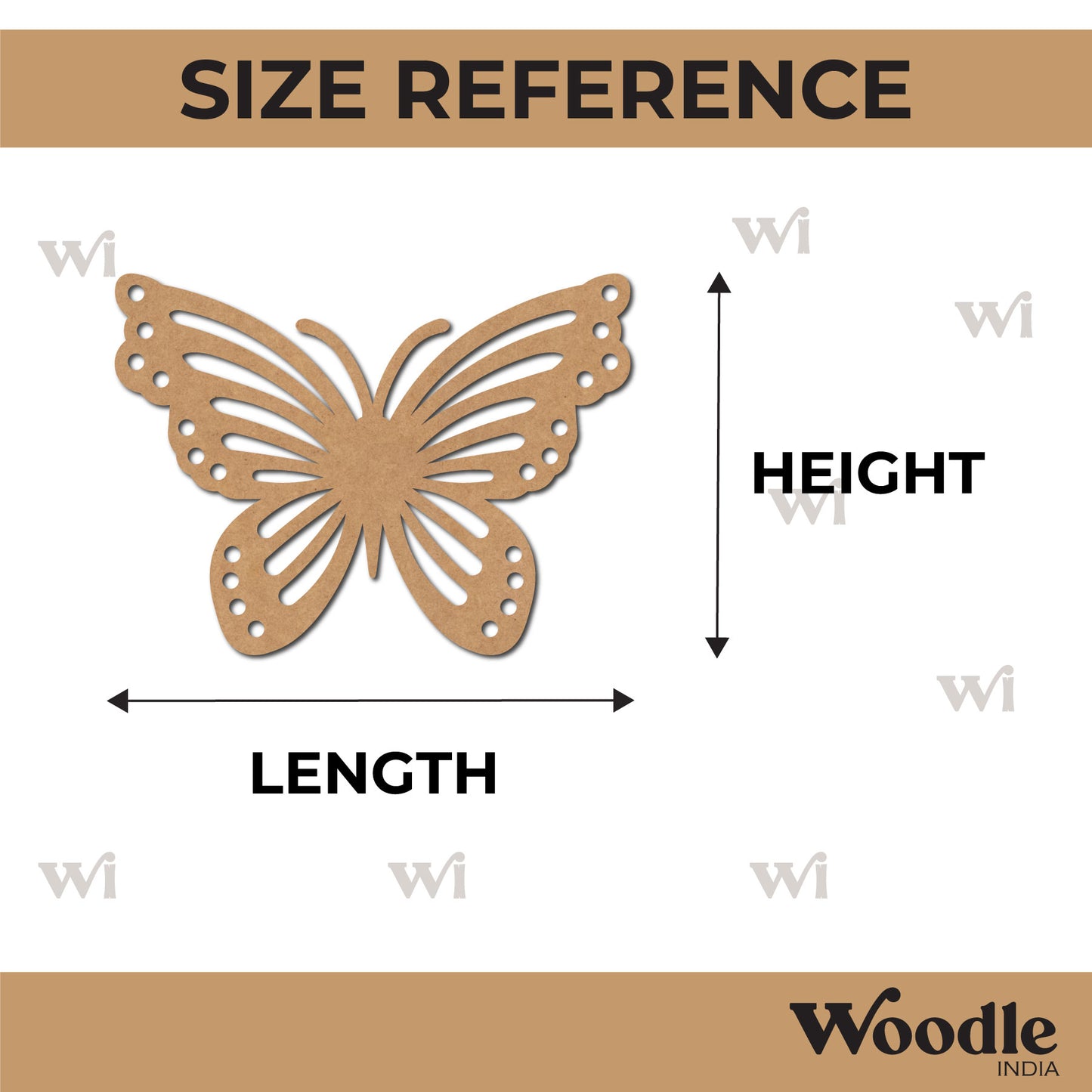 Butterfly Cutout MDF Design 24