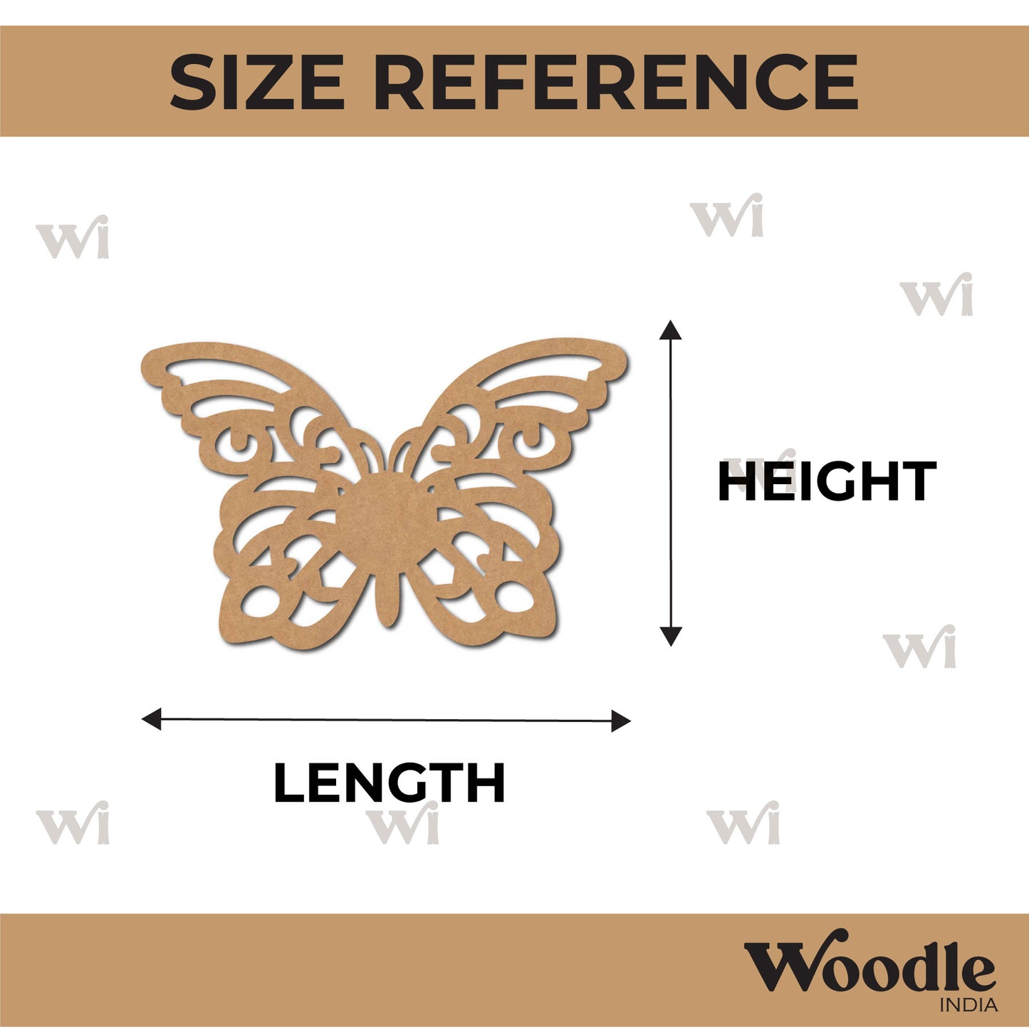 Butterfly Cutout MDF Design 27