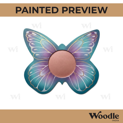 Butterfly Diya Tealight Holder MDF Design 2