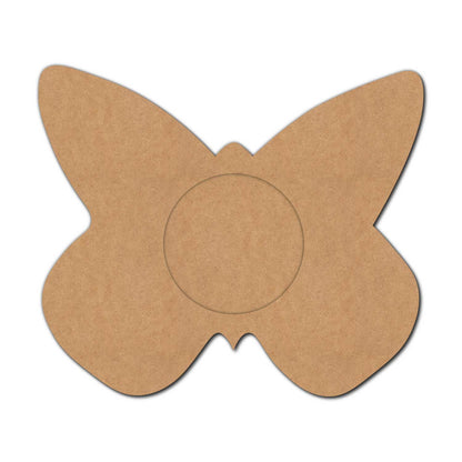 Butterfly Diya Tealight Holder MDF Design 2