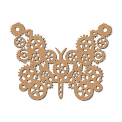 Butterfly Mechanical Cutout MDF Design 1