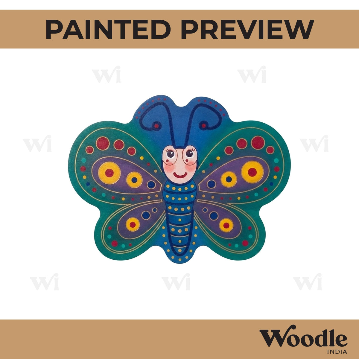Butterfly Pre Marked MDF Design 1