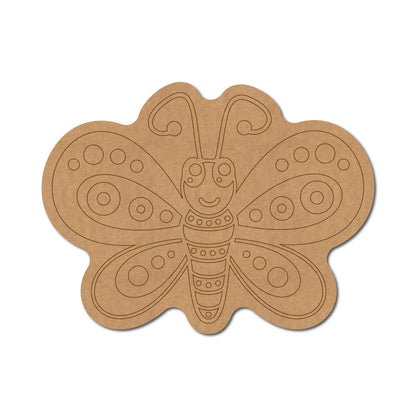 Butterfly Pre Marked MDF Design 1