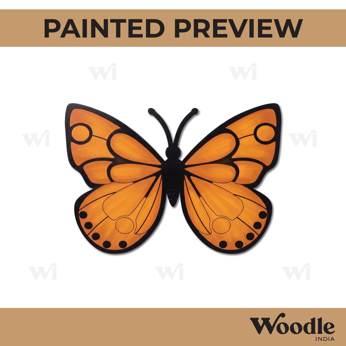 Butterfly Pre Marked MDF Design 10