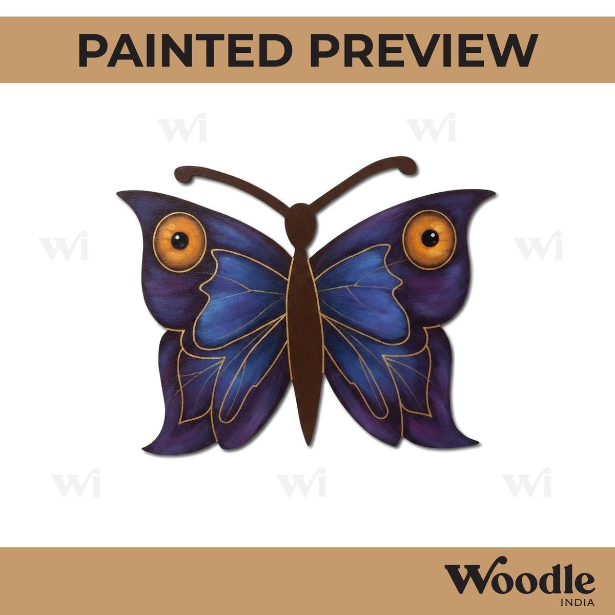 Butterfly Pre Marked MDF Design 12