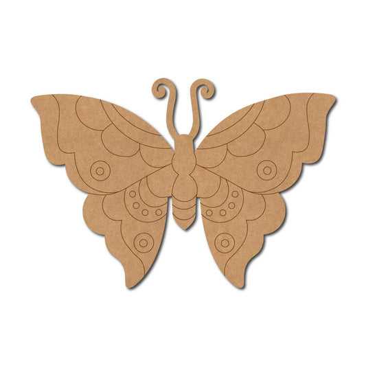 Butterfly Pre Marked MDF Design 14