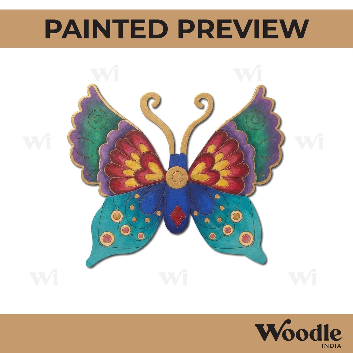 Butterfly Pre Marked MDF Design 15