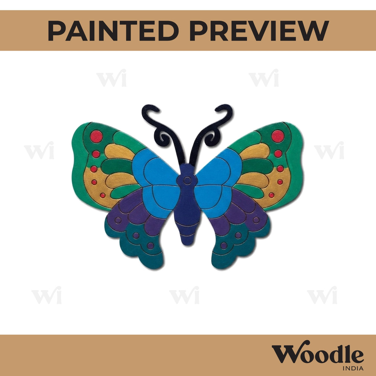 Butterfly Pre Marked MDF Design 19
