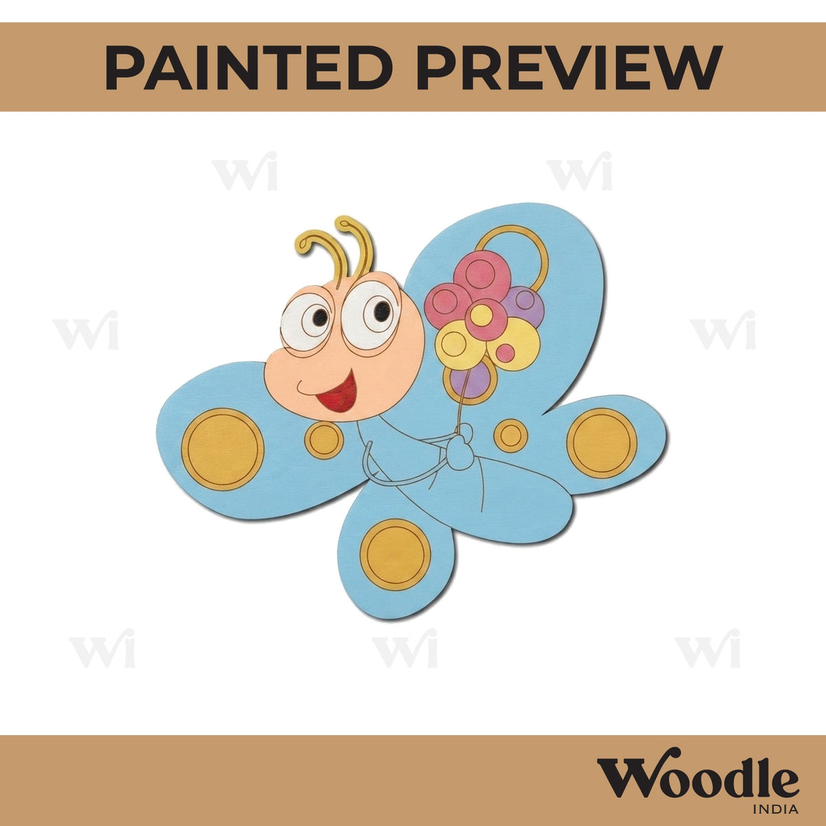 Butterfly Pre Marked MDF Design 3