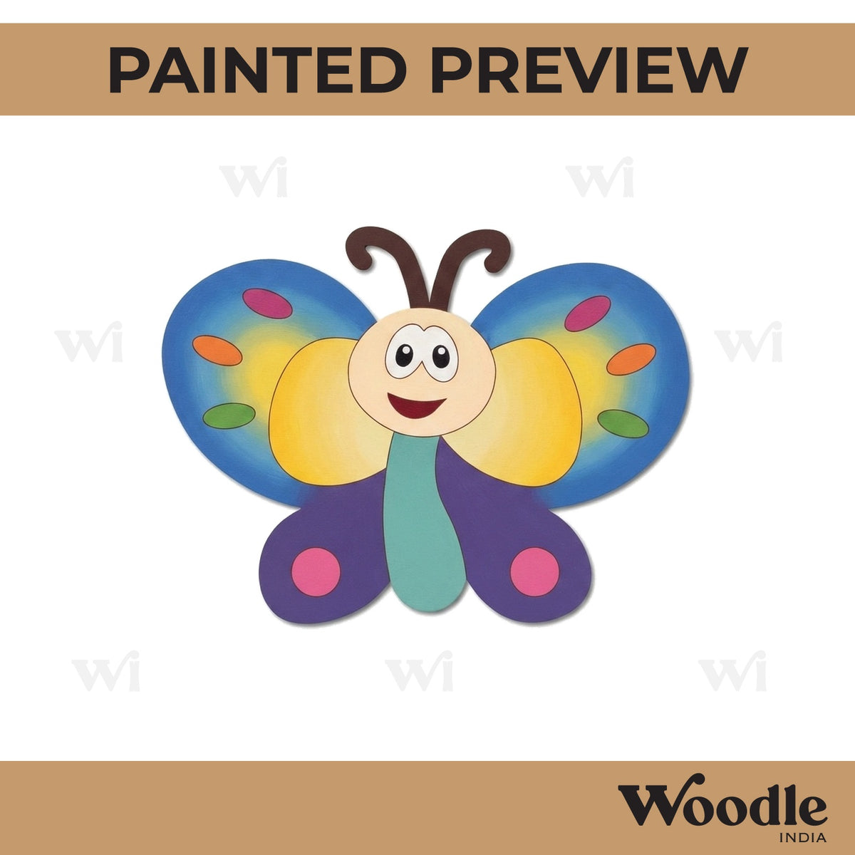 Butterfly Pre Marked MDF Design 4