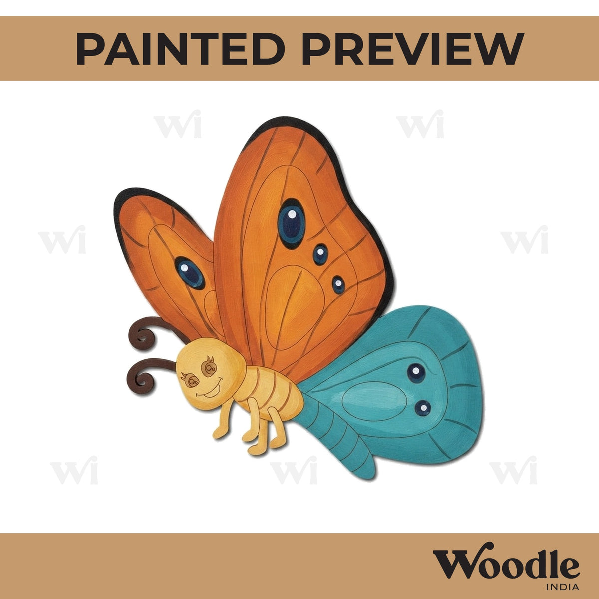 Butterfly Pre Marked MDF Design 6
