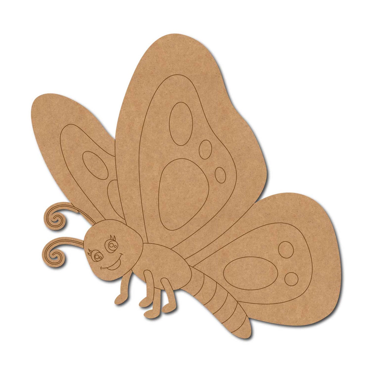 Butterfly Pre Marked MDF Design 6