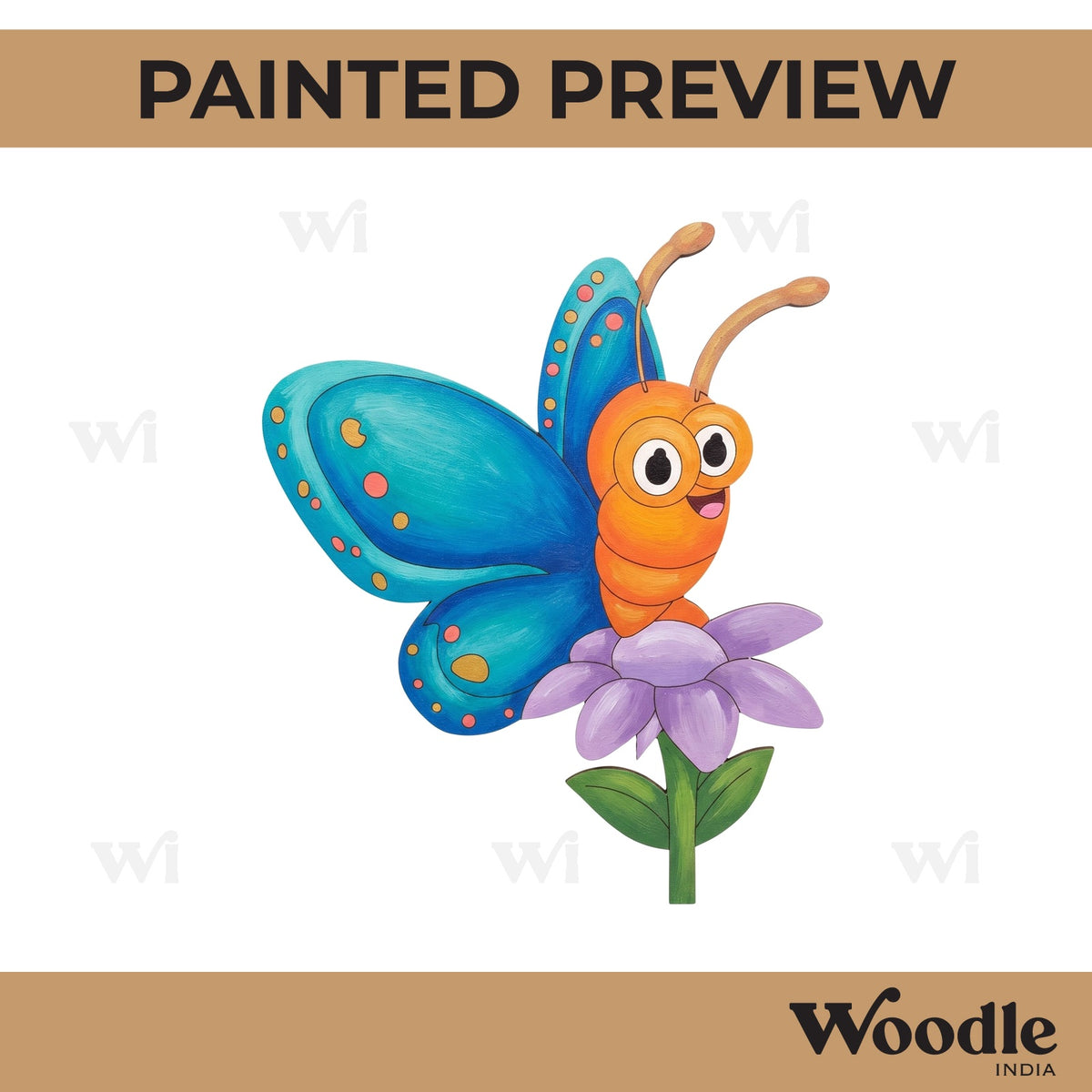 Butterfly Pre Marked MDF Design 7