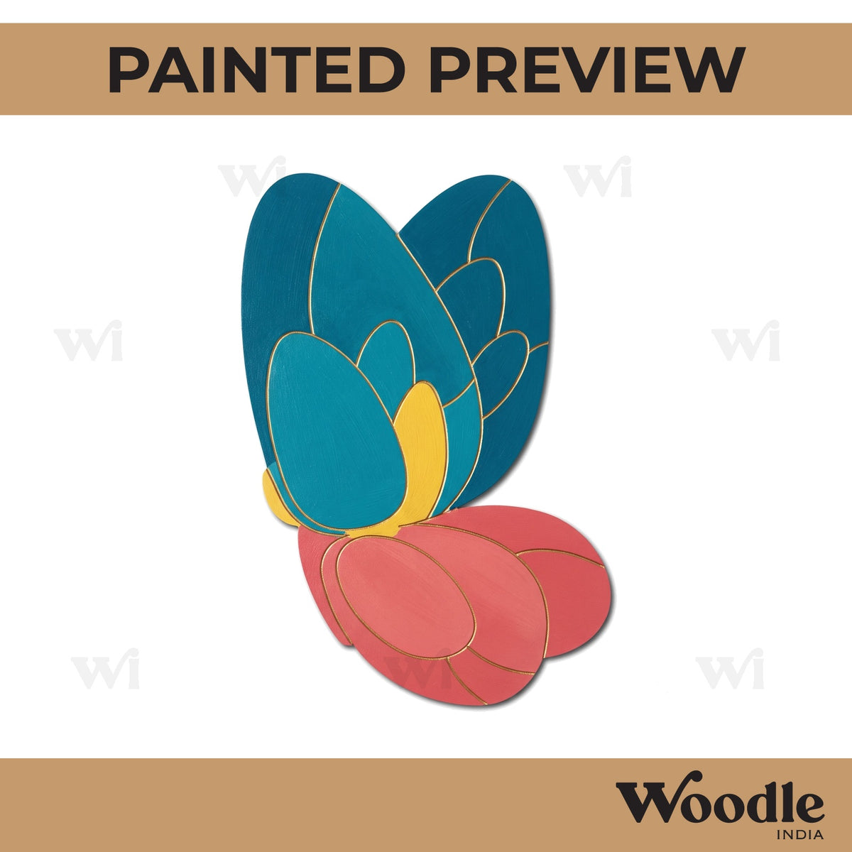 Butterfly Pre Marked MDF Design 8