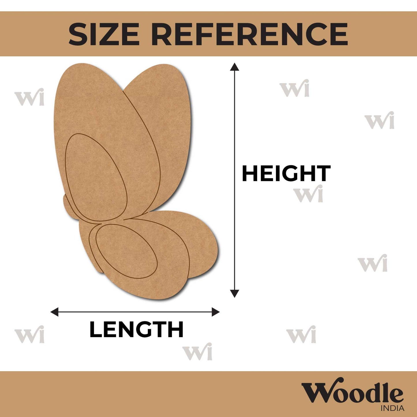 Butterfly Pre Marked MDF Design 8