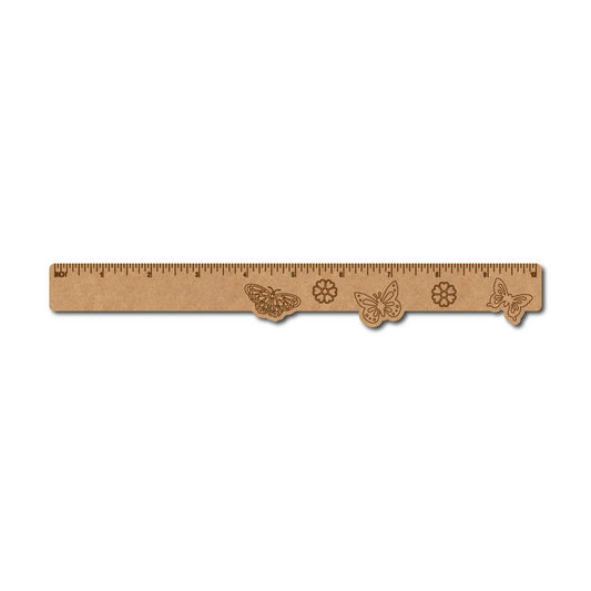 Butterfly Ruler Scale MDF Design 1