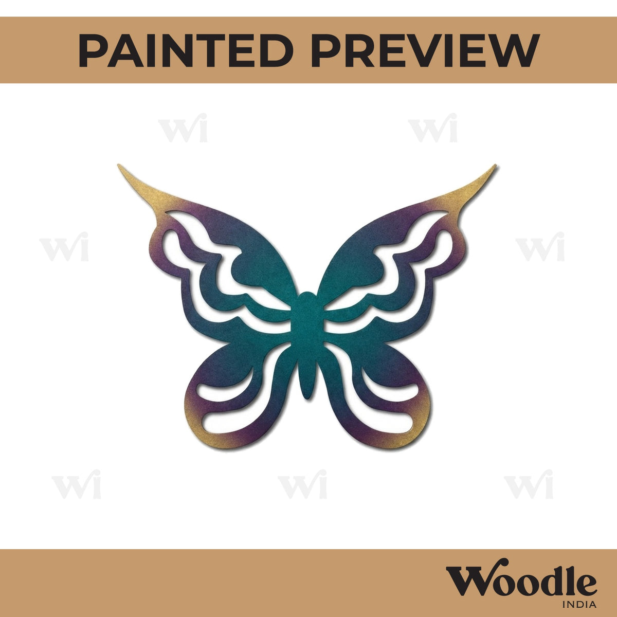 Butterfly Cutout MDF Design 20