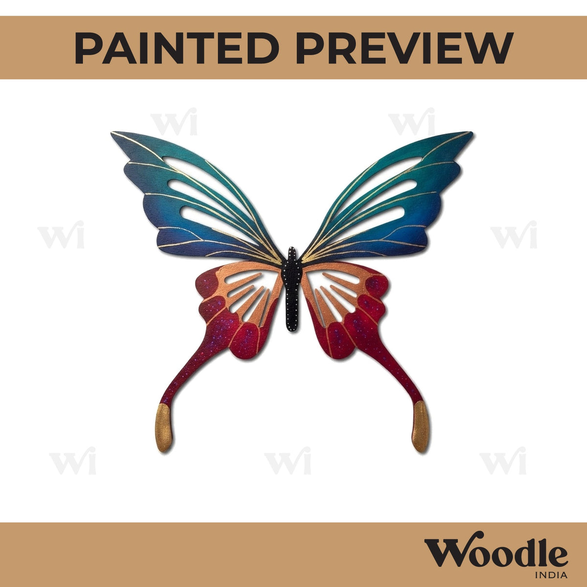 Butterfly Cutout MDF Design 21