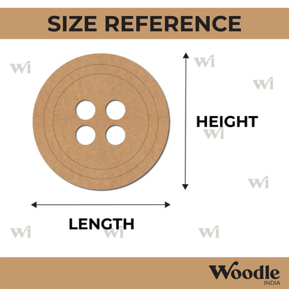 Button Pre Marked MDF Design 2