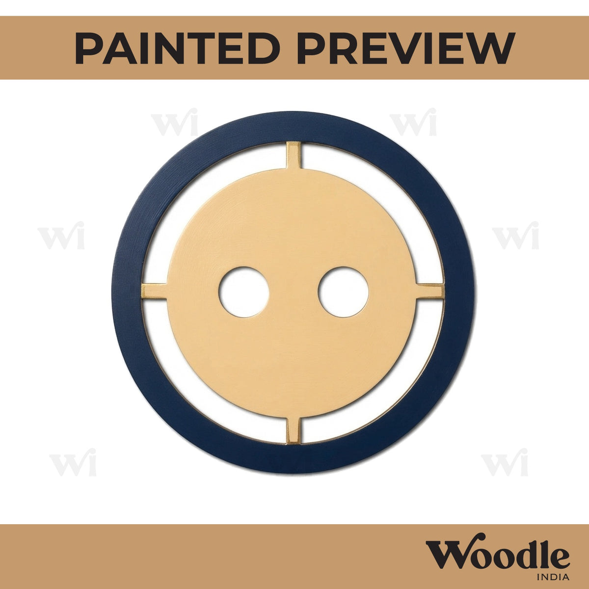 Button Cutout MDF Design 2