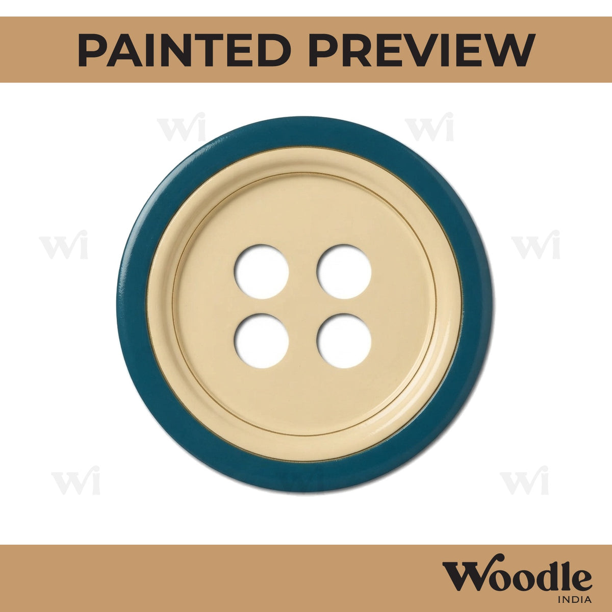 Button Pre Marked MDF Design 2