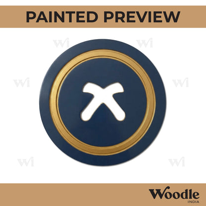 Button Pre Marked MDF Design 3
