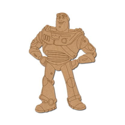 Buzz Lightyear Toy Story Pre Marked MDF Design 2