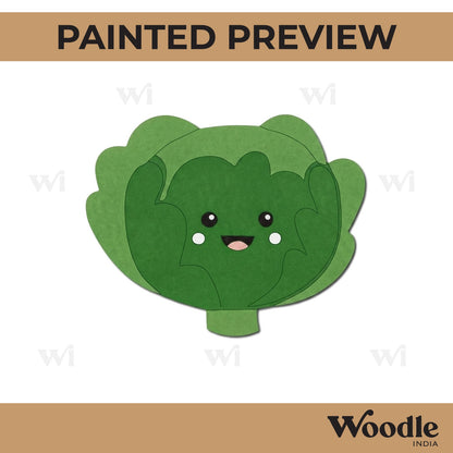 Cabbage Pre Marked MDF Design 1