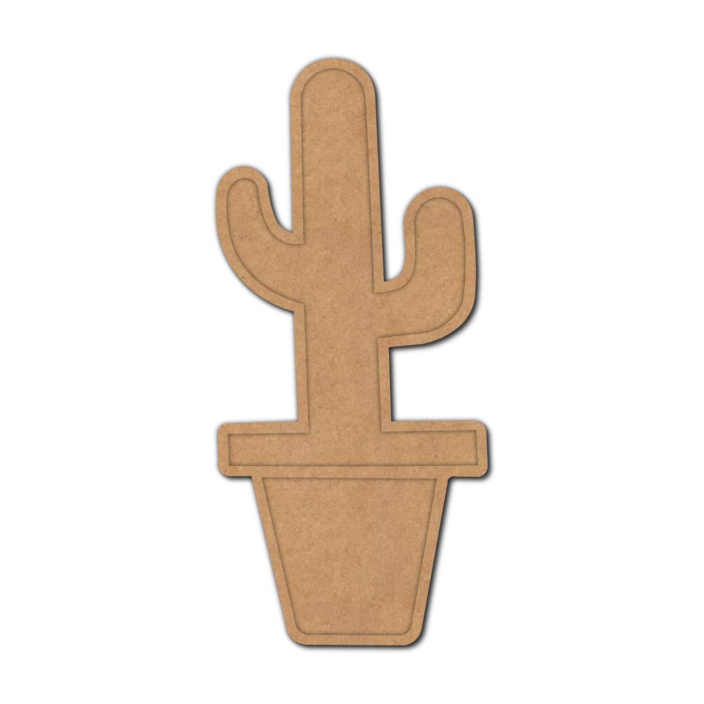 Cactus Mosaic Art Base MDF Design 1