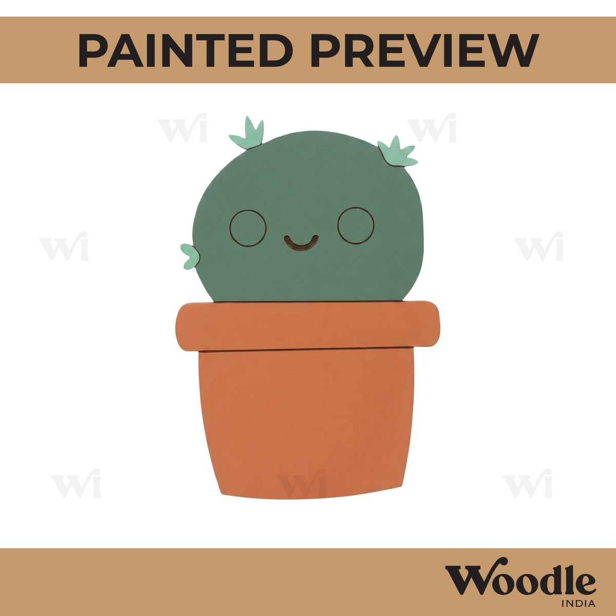 Cactus Pre Marked MDF Design 10