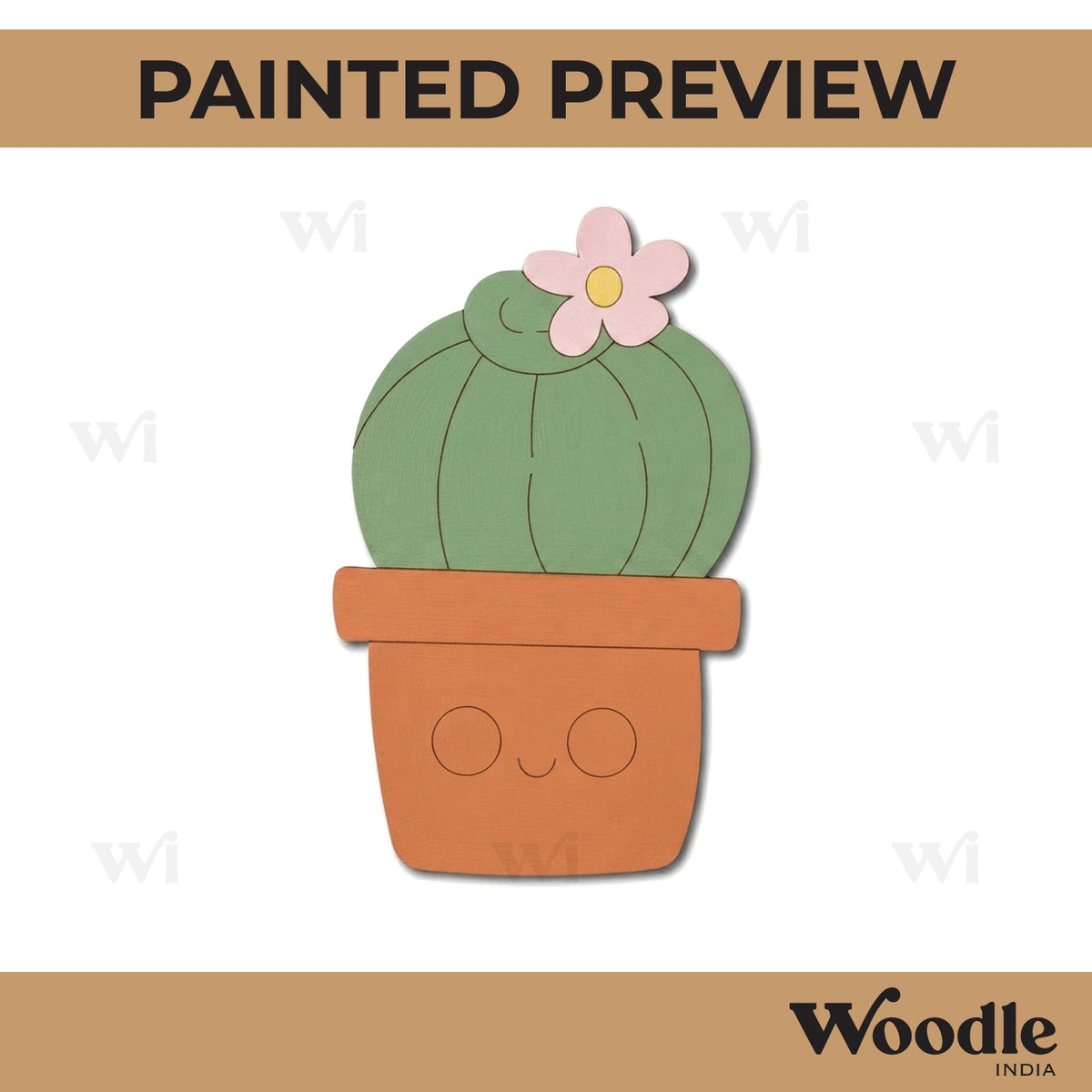 Cactus Pre Marked MDF Design 13