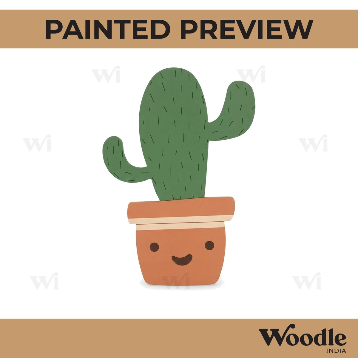 Cactus Pre Marked MDF Design 14
