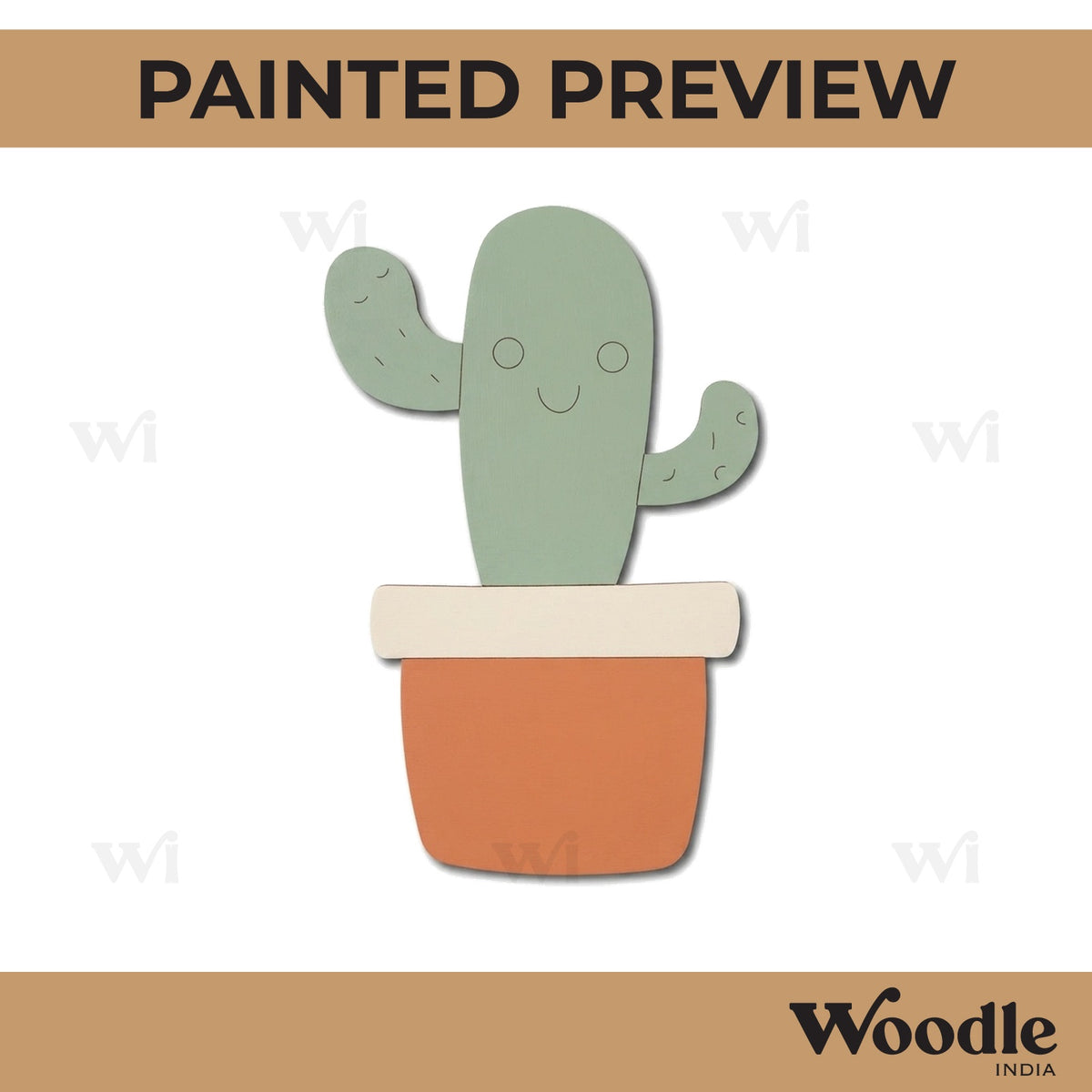 Cactus Pre Marked MDF Design 17
