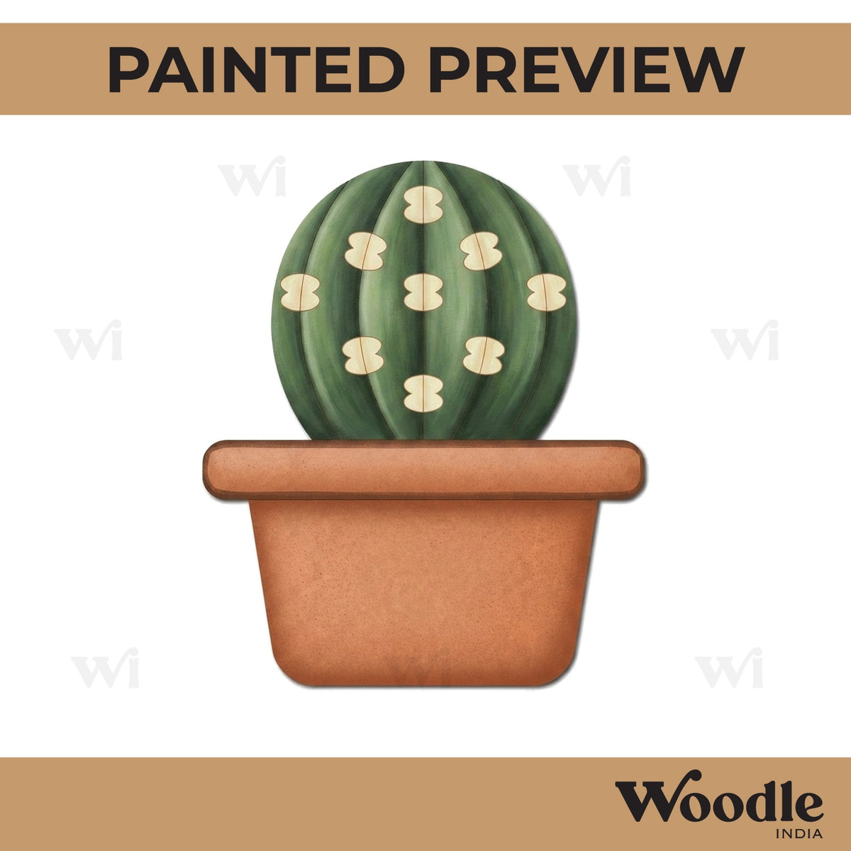 Cactus Pre Marked MDF Design 18