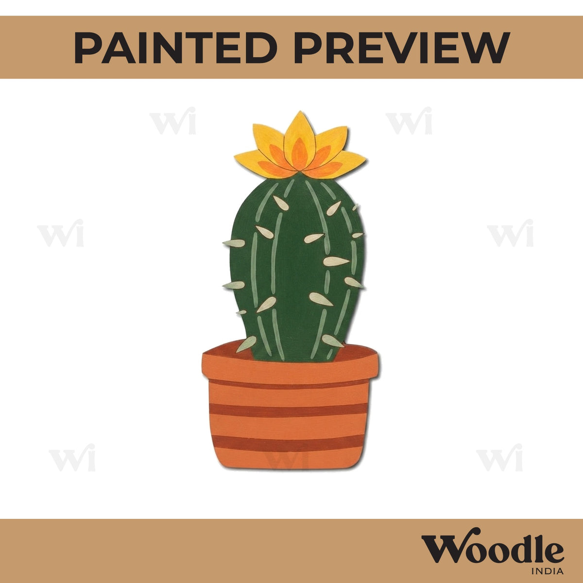 Cactus Pre Marked MDF Design 19