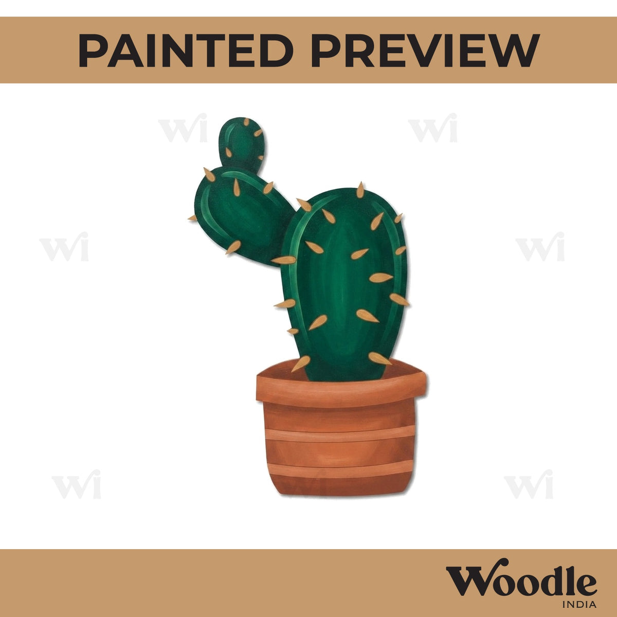 Cactus Pre Marked MDF Design 20