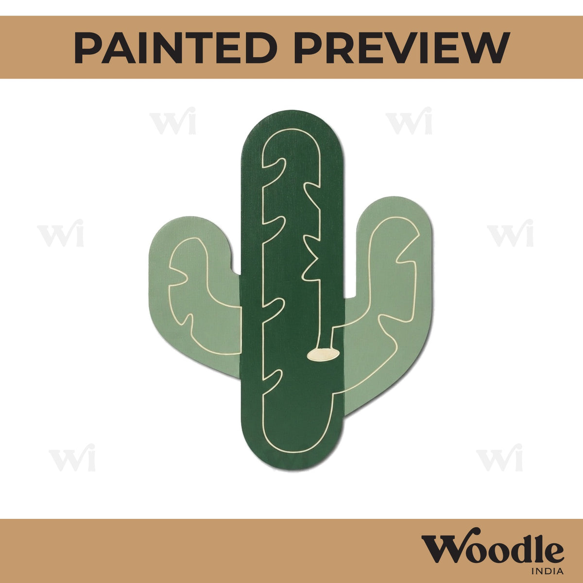 Cactus Pre Marked MDF Design 3