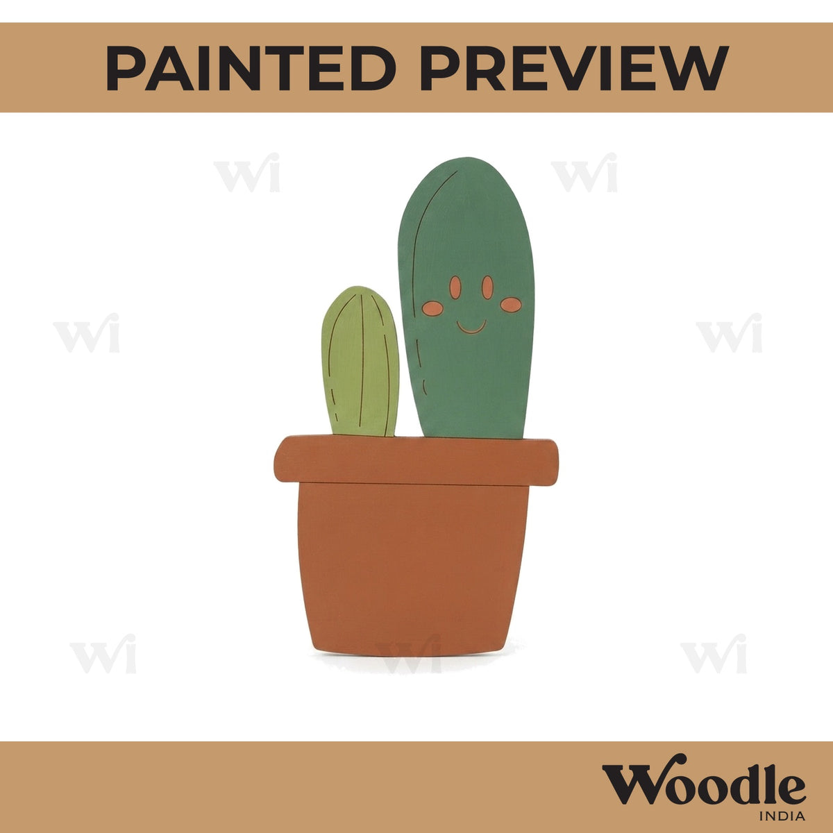 Cactus Pre Marked MDF Design 7