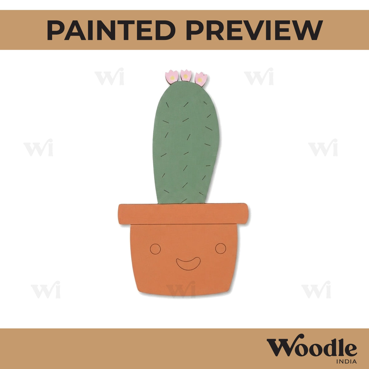 Cactus Pre Marked MDF Design 9