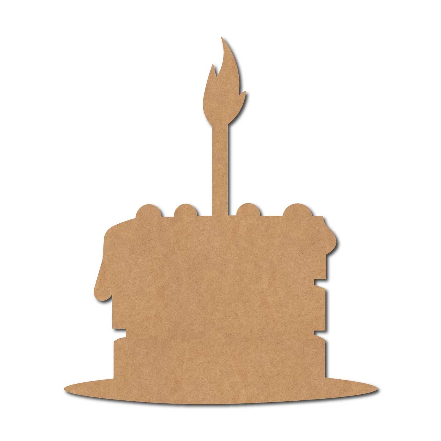 Cake Cutout MDF Design 1
