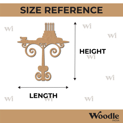 Cake On Table Cutout MDF Design 1