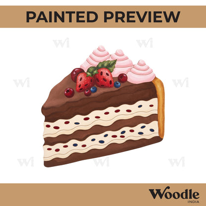 Cake Slice Pre Marked MDF Design 2