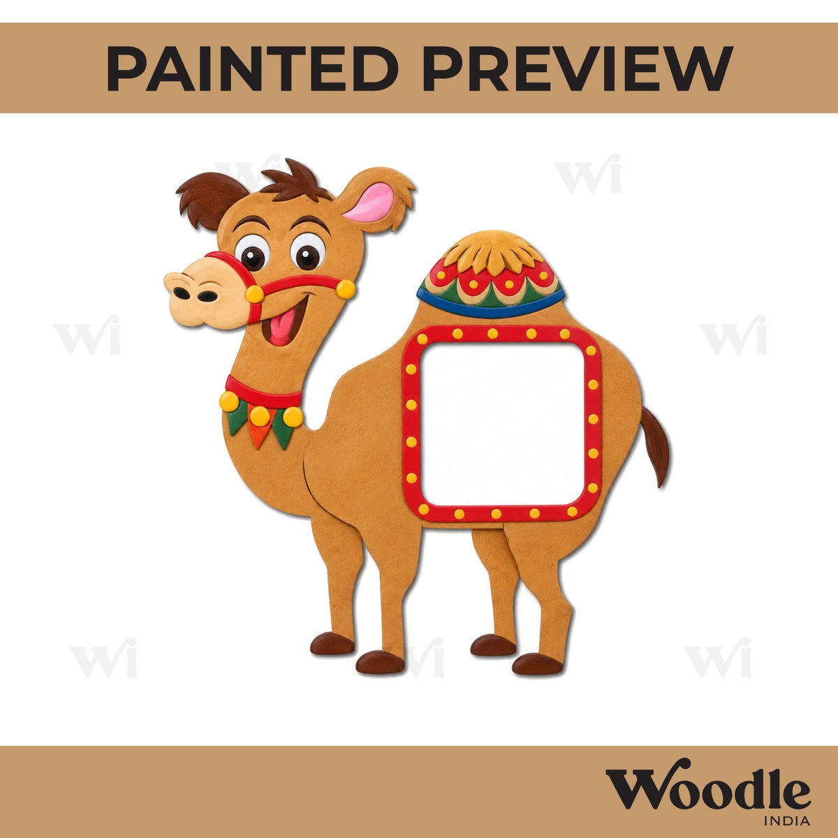 Camel Frame Pre Marked MDF Design 1