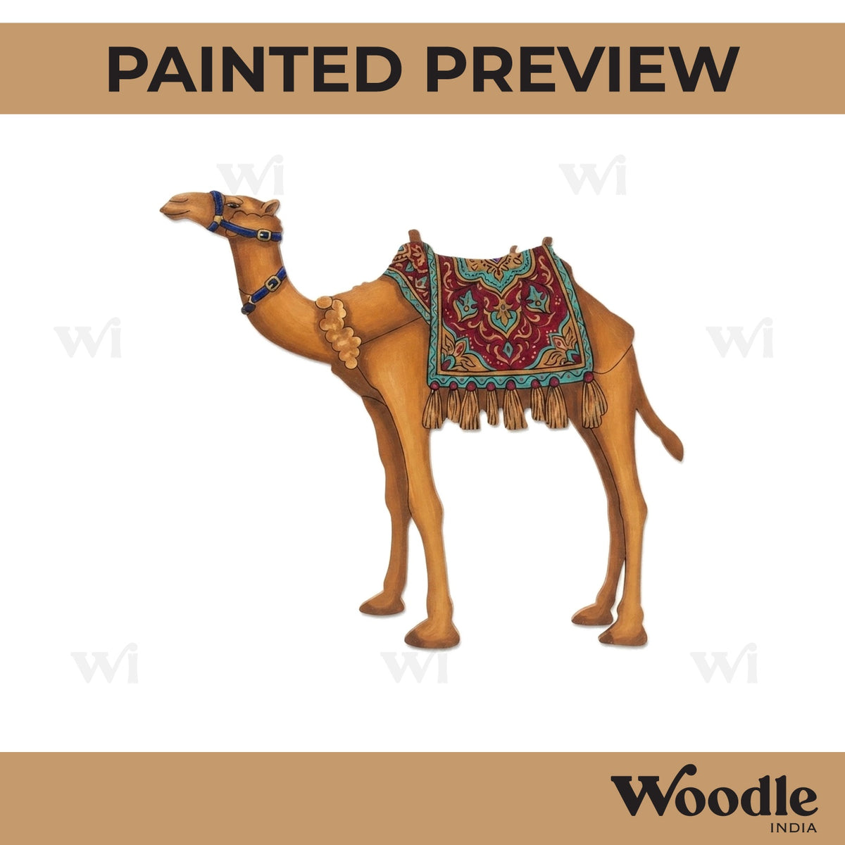 Camel Pre Marked MDF Design 1
